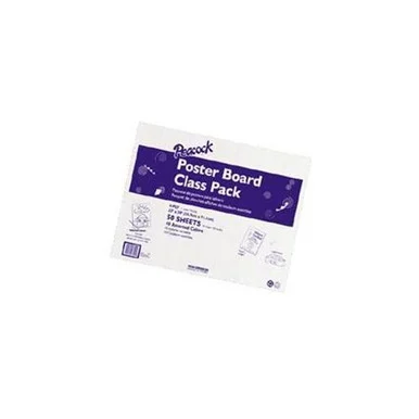 Pacon Peacock Poster Board Class Pack - 22" X 28" - Assorted (PAC76347)
