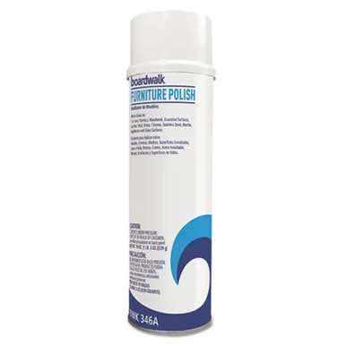 Boardwalk 1041283 Furniture Polish, Lemon, 19oz Aerosol, 12/carton