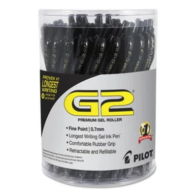 G2 Retractable Gel Ink Pens with Black Ink (00072838840653) - Pilot