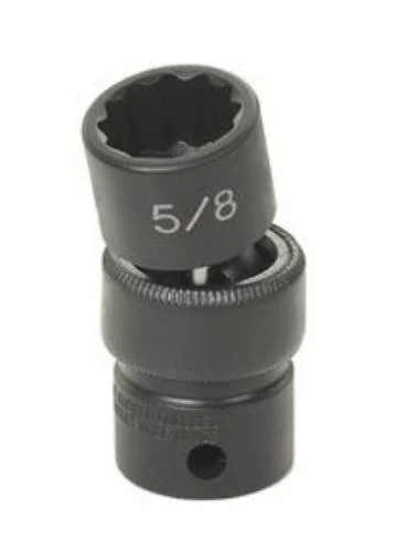 Grey Pneumatic 1130U 3/8" Drive X 15/16" Standard Universal- 12 Point Socket - Black