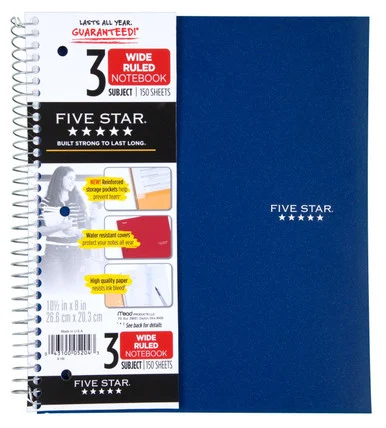 MeadWestvaco Five Star Notebook (mea-05204)