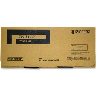Kyocera Toner Cartridge - Black - Laser - 15500 Page - 1 Each - Oem (tk3112_25)