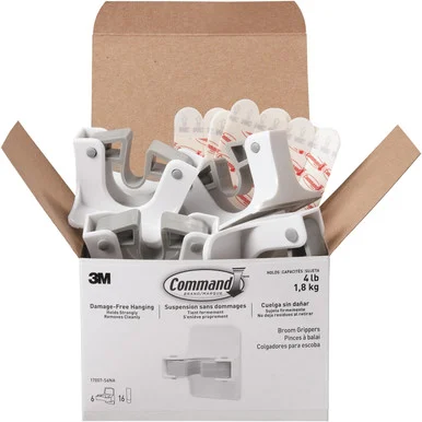 Command Broom Grippers (17007s6na) - 3m