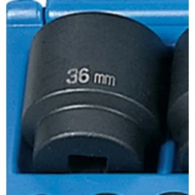 Grey Pneumatic 2036M 1/2" Drive Standard Metric Impact Socket - 36mm