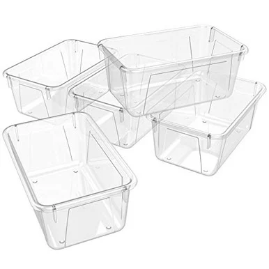 Storex Crystal Clear Cubby Bin (62464u05c)