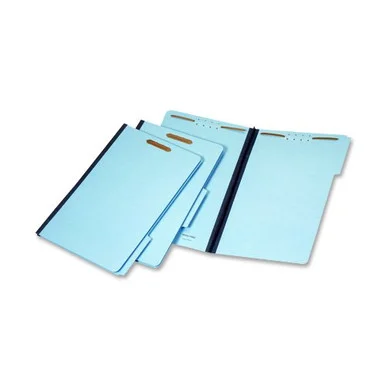 Globe-weis Pressboard Expanding File Folder With Fasteners - Legal - 8.50" X 14" - 1" Expansion - 2 Fastener - 2" Folder Fastener Capacity - 1/3 Tab Cut - Top Tab Location - 25 Pt. - (616F213BLU)