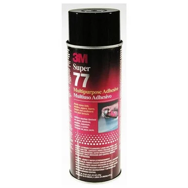 3m Super 77 Adhesive Spray - 13.57 Oz - 1each - Black (77L)