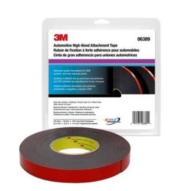 3m 3M-6389 Automotive Acrylic Plus Premium Attachment Tape, 7/8 Inch X 20 Yards, 45 Mil