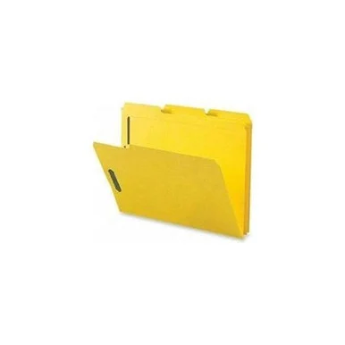 Sparco Colored Fastener Folder - Letter - 8.50" X 11" - 2 Fastener - 2" Folder Fastener Capacity - 1/3 Tab Cut - Assorted Position Tab Location - 11 Pt. - Green - 50 / Box (SP17268)