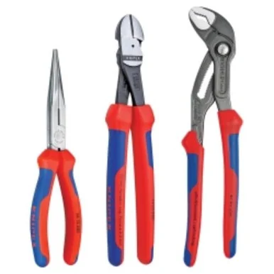 Knipex 9K0080120US 6pc 2ea 8" Needle/10" Cutter/10" Cobra Comfort Grip Display