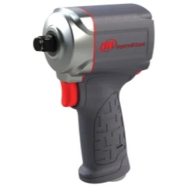 Ingersoll Rand 15QMAX 3/8" Air Impact Wrench, Quiet, Ultra Compact, 475 Ft-lbs Nut-busting Torque, Maintenance Duty, Pistol Grip