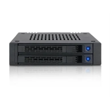 Icy Dock ExpressCage MB742SP-B Drive Enclosure for 3.5 - Serial ATA/600 Host Interface Internal - Black"