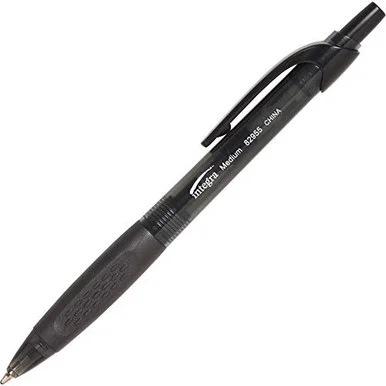 Integra Rubber Grip Med Point Retract Ballpoint Pens (ita-82955)