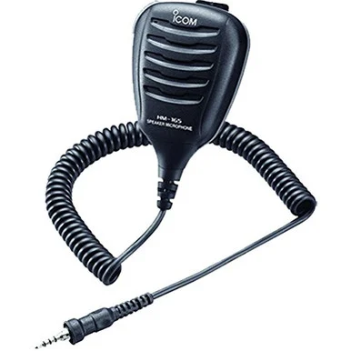 Icom Speaker Mic w/Alligator Clip - Waterproof (hm165)