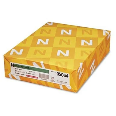 Neenah Paper Environment Copy & Multipurpose Paper - For Laser, Inkjet Print - Letter - 8.50" X 11" - 24 Lb - Recycled - Smooth - 95 Brightness - 500 / Ream - White (05064)