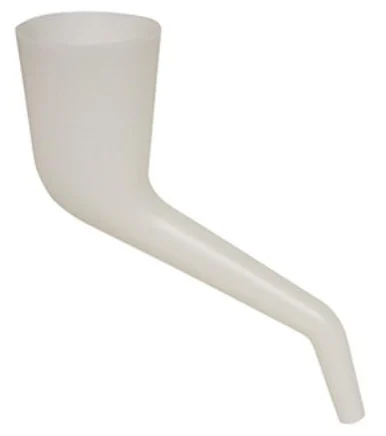 Lisle 17232 10" Tall Translucent Right Angle Funnel