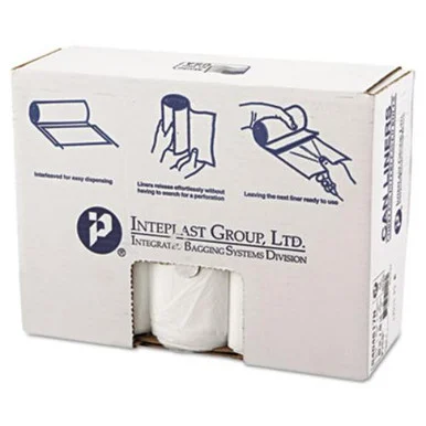 Integrated Bagging Systems S404817N High-density Can Liner, 40 X 48, 45gal, 17mic, Clear, 25/roll, 10 Rolls/carton