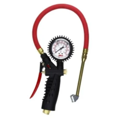 Milton Industries S-576A Analog Inflator Gauge With Dual Head Chuck