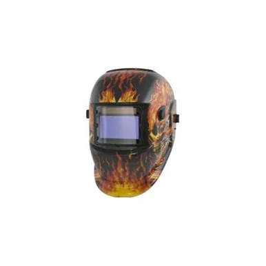 Titan 41266 Tool Solar Powered Auto Darkening Welding Helmet With Flame Design 41266_43