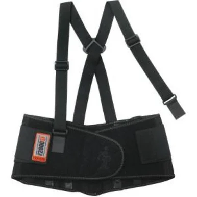 Proflex High-performance Back Support - Adjustable, Strechable, Comfortable - 42" Adjustment - Strap Mount - 8.5" - Black (ego-11285)