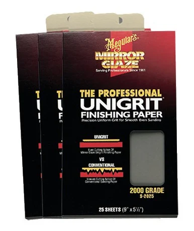 Meguiar's Automotive S1525 Meguiar's Unigrit Finishing Paper, 1500 Grade - Meguiars