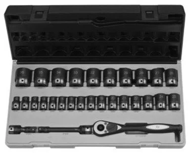 Grey Pneumatic Corp. 82021M 1/2" Drive X 21mm 6 Point Standard Duo-socket