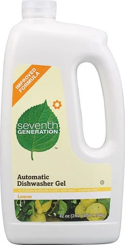 Seventh Generation 22171EA Natural Automatic Dishwasher Gel, Lemon, 42 Oz Bottle