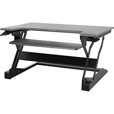 Ergotron Workfit-tl, Sit-stand Desktop Workstation - Taa Compliant Version - Rectangle Top - 37.50" Table Top Width X 25" Table Top Depth (33-418-085)