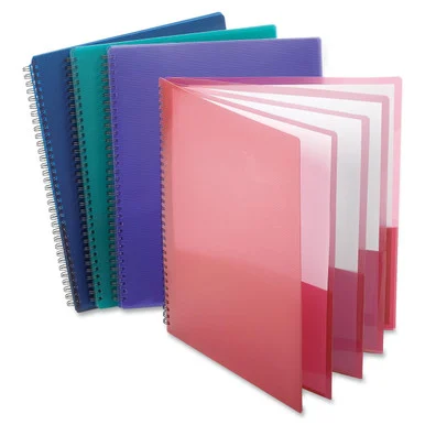 Oxford Wire Binding 8-Pocket Folders (5740404bd)