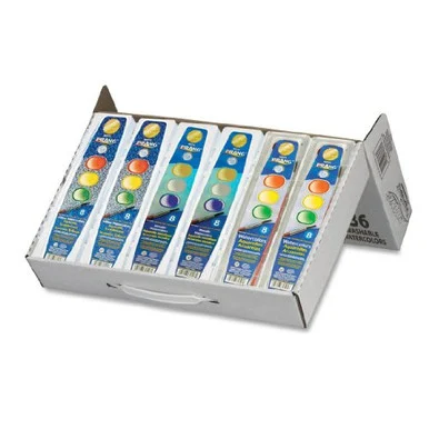 Dixon Semi-moist Master Watercolor Pack - 0.10 Fl Oz - 36/carton - Assorted (DIX80519)