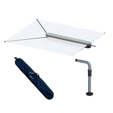Taco Marine T1030003 Shade Fin White W/ Bag & Fixed Rod