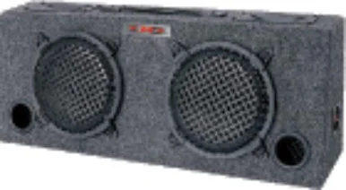 Audiopipe KIC80 Woofer Box Dual 8" Xxx 2-way Loaded Angle Style; 250watts
