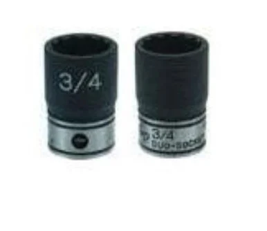 Grey Pneumatic Corp. 81024D 3/8" Drive X 3/4" 6 Point Deep Duo-socket