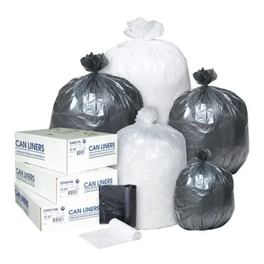 Integrated Bagging Systems S334011K High-density Can Liner, 33 X 40, 33-gallon, 11 Micron, Black, 25/roll