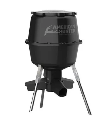 Gsm Outdoors AH-225GRAV American Hunter Gravity Feeder W 30 Gal Nesting Hopper