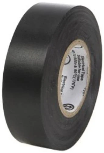 The Dial 299004 Pro Electrical Tape, 3/4" X 50 Ft, 1" Core, Black, 3/pack - Shurtape Technologies