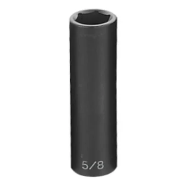 Grey Pneumatic 2020D 1/2" Drive Fractional Deep Impact Socket 5/8