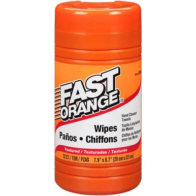 Permatex 25051 Fast Orange® Heavy Duty Hand Cleaner Wipes - 75-piece 25051_92
