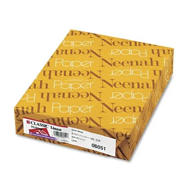 Classic Copy & Multipurpose Paper - For Inkjet, Laser Print - 8.50" X 11" - Linen - 500 / Ream - White (06051)
