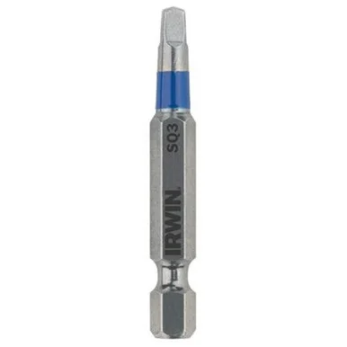 Hanson 3052006 #3 Torsion Sq Recess Power Bit 1/4" Shank 1-15/16" Long