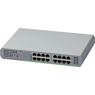 Allied Telesis 16-Port 10/100/1000T Unmanaged Switch with Internal PSU (at-gs910-16-10)