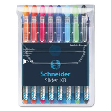 Schneider Slider Basic XB Ballpoint Pens Wallet (151298) 151298_40 - Stride