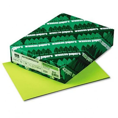 Astrobrights Colored Paper - Letter - 8.50" X 11" - 24 Lb - Smooth - 500 / Ream - Green (WAU22581)
