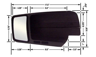 CIPA 11801 Custom Towing Mirrors 11801_68 - Cipa USA