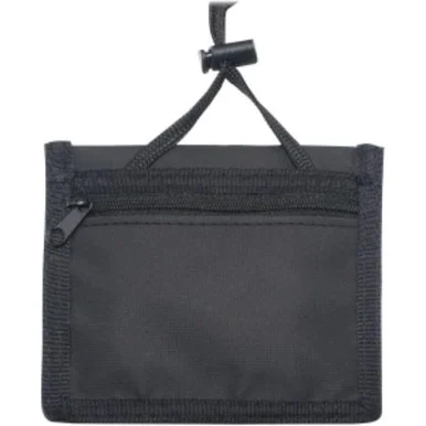 Advantus Horizontal Id/convention Neck Pouch - Horizontal - Nylon - 12 / Pack - Black (avt-75452)