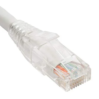 ICC CAT6 Clear Boot Patch Cord - 7 ft Category 6 Network Cable for Network Device (ICPCST07WH)