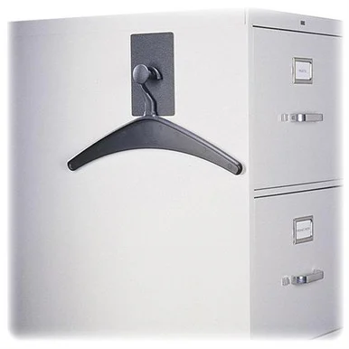 Quartet Magnetic Coat Hook - 1 Hooksteel Base - Black (2015M)