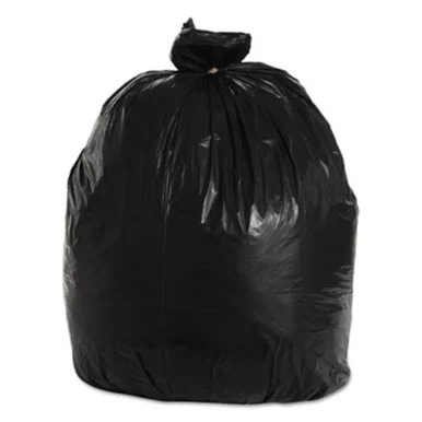 Boardwalk 516 Super-heavy Grade Can Liners, 33 X 39, 1.2 Mil, 33 Gallon, Black, 4 Rolls/carton