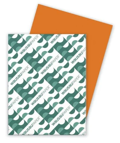 Astrobrights Card Stock - For Inkjet, Laser Print - Letter - 8.50" X 11" - 65 Lb - 250 / Pack - Orange (22761)