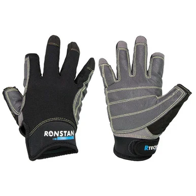 Ronstan CL740S Sticky Race Glove - 3-finger - Black - S